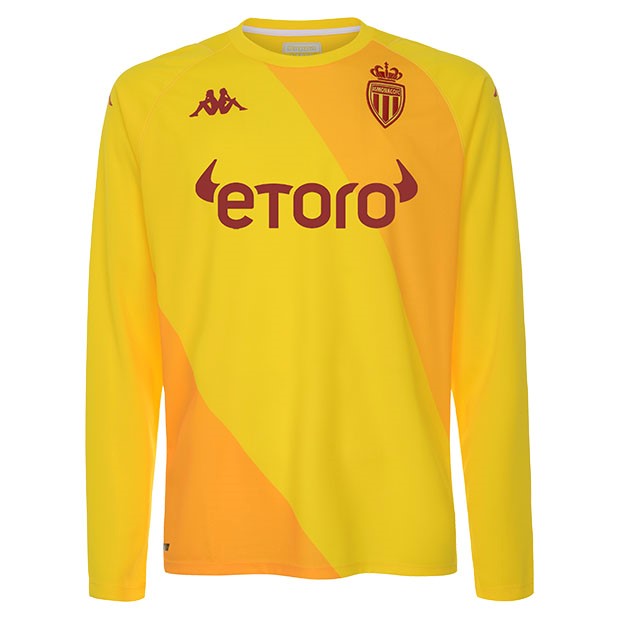 Thailand Trikot AS Monaco Torwart 2021-22 Gelb